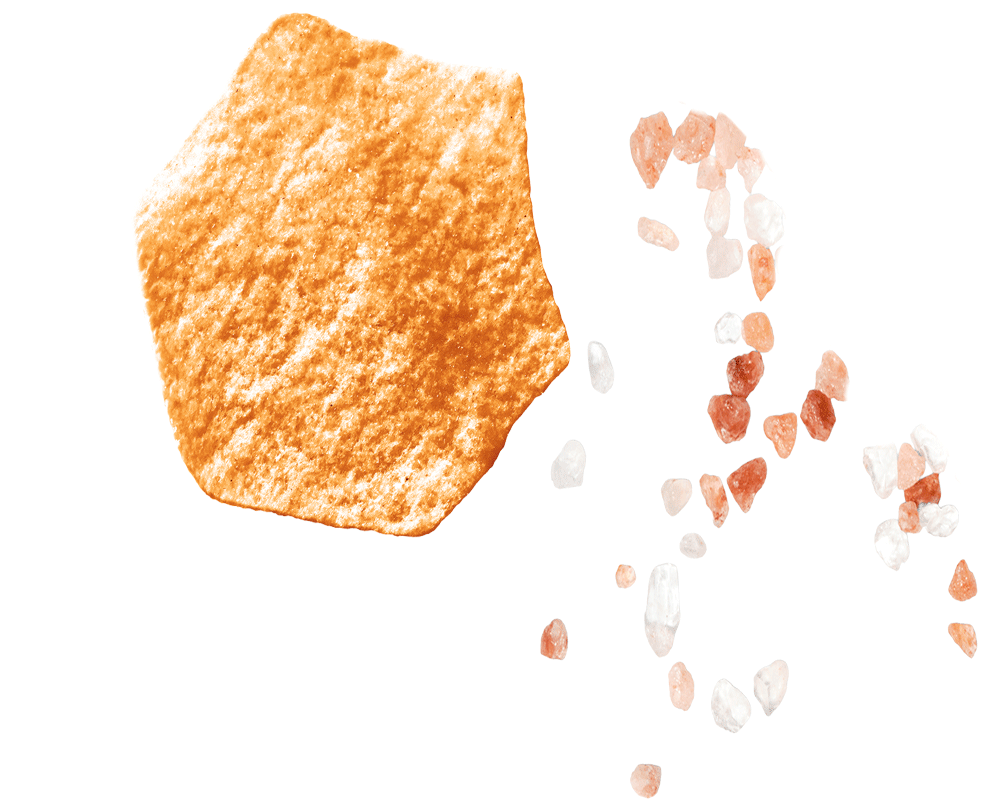 Baked Potato Chips left snack
