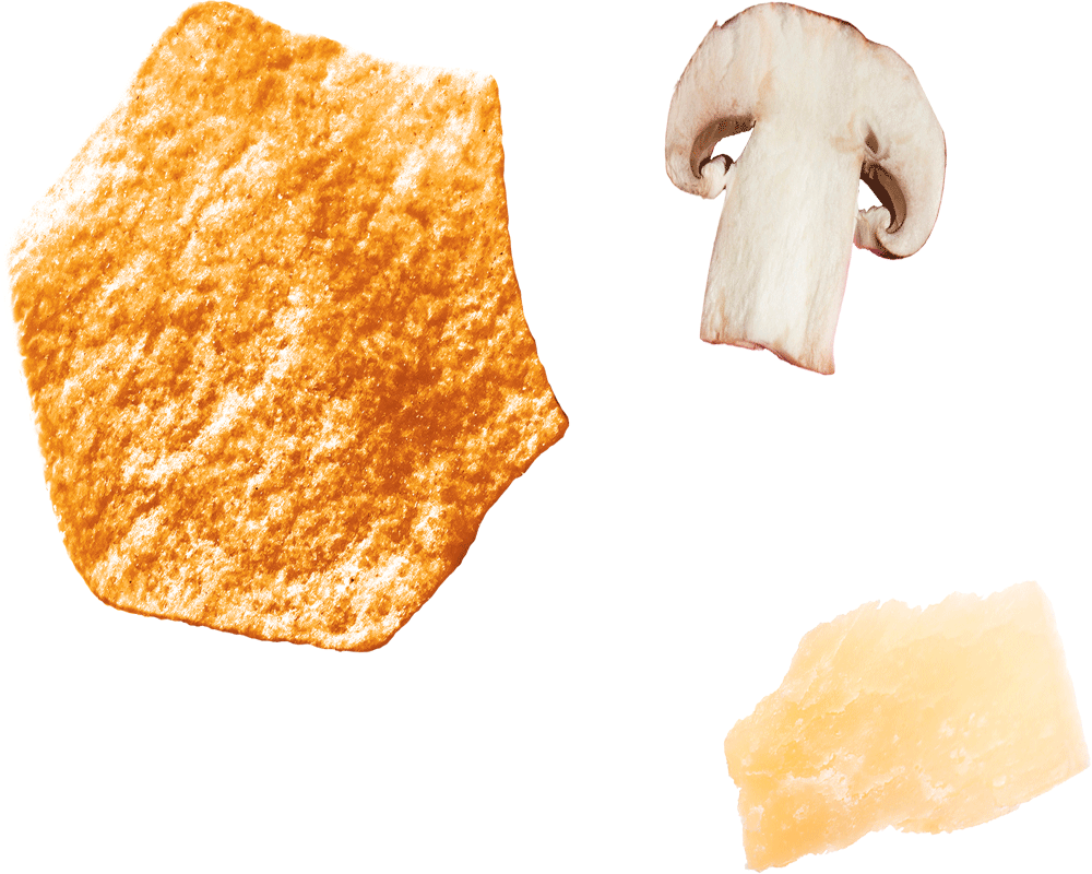 Baked Potato Chips left snack