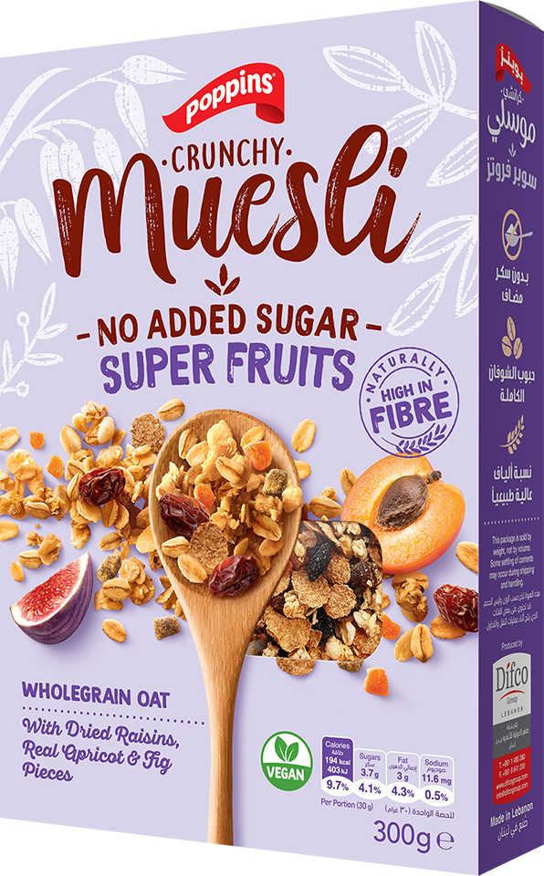 Crunchy Muesli NAS Super Fruits