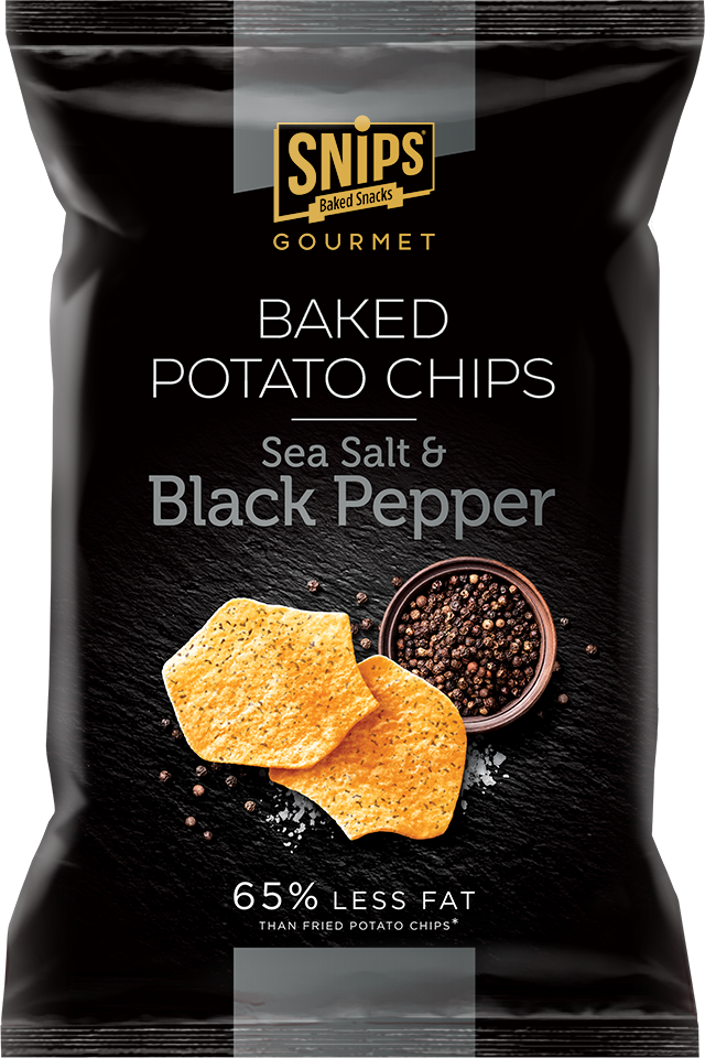 Potato Chips Gourmet Sea Salt & Black Pepper