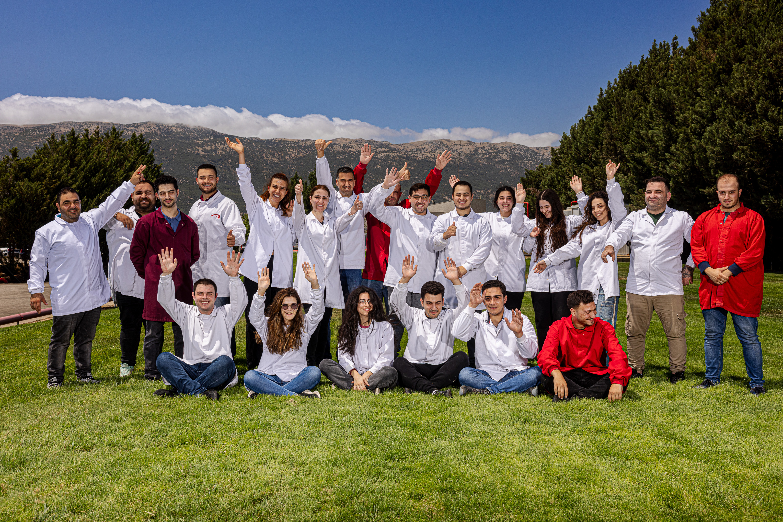 DIFCO team group photo outdoors